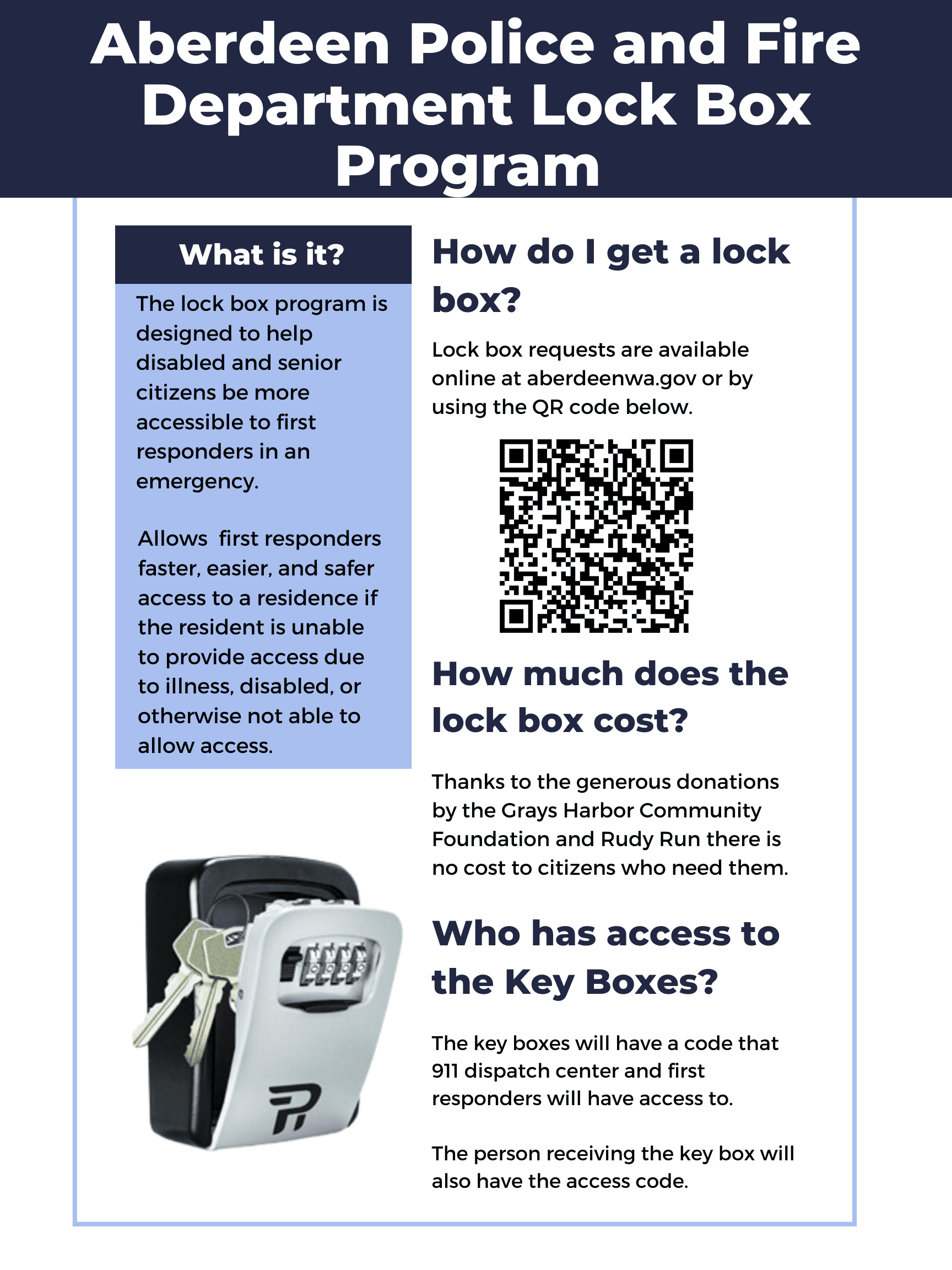 Lock Box Flyer
